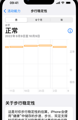 良庆iPhone手机维修如何在iPhone开启'步行稳定性通知'