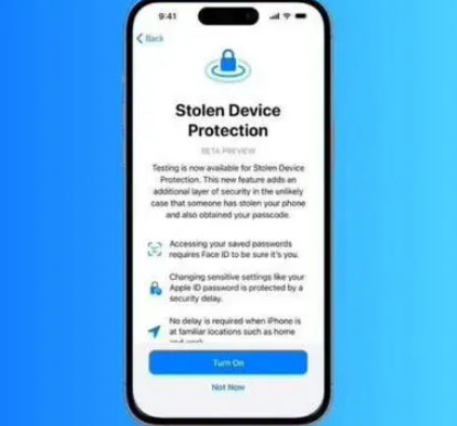 良庆苹果授权维修店分享被盗设备保护功能开启方法 