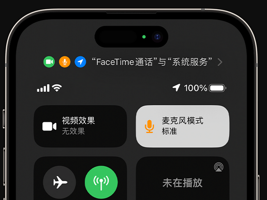 良庆苹果授权维修网点分享iPhone在通话时让你的声音更清晰 