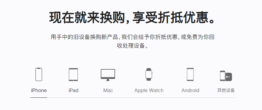 良庆苹果手机维修分享iPhone以旧换新的去处 