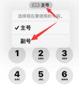 良庆苹果14维修店分享iPhone 14 Pro Max使用副卡打电话的方法 